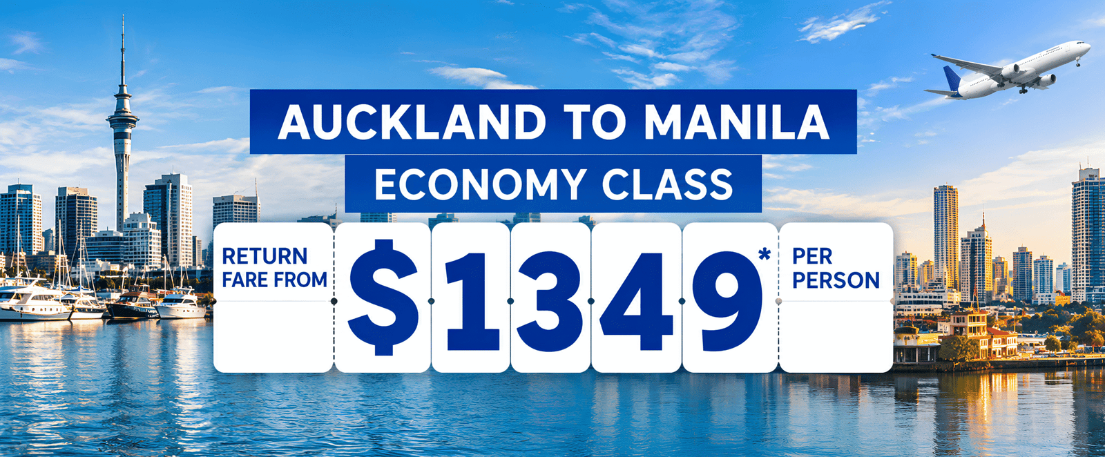 auckland to manila